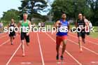 Mens 100 metres, 2024 NE Masters Track and Field Champs., Monkton Stadium, Jarrow.  Photo: David T. Hewitson/Sports for All Pics